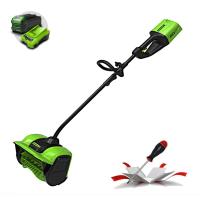 Снегоуборщик Greenworks GD60SS 60V (30 см) бесщеточный аккумуляторный